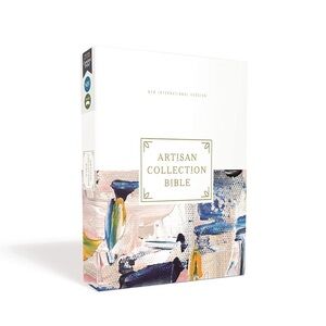 NIV Artisan Collection Bible, Leathersoft Comfort Print - Multi/Blue, Red Letter